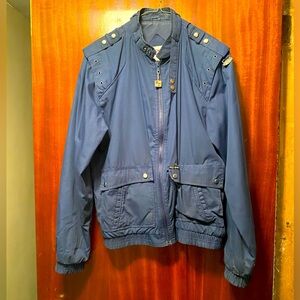 Navy Windbreaker Jacket